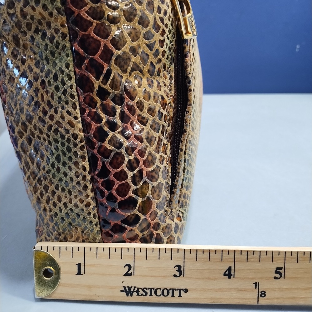 Bags By Pinky Hobo Bag Womens Multi Snakeskin Genuine Leather Shoulder Strap - Picture 12 of 12